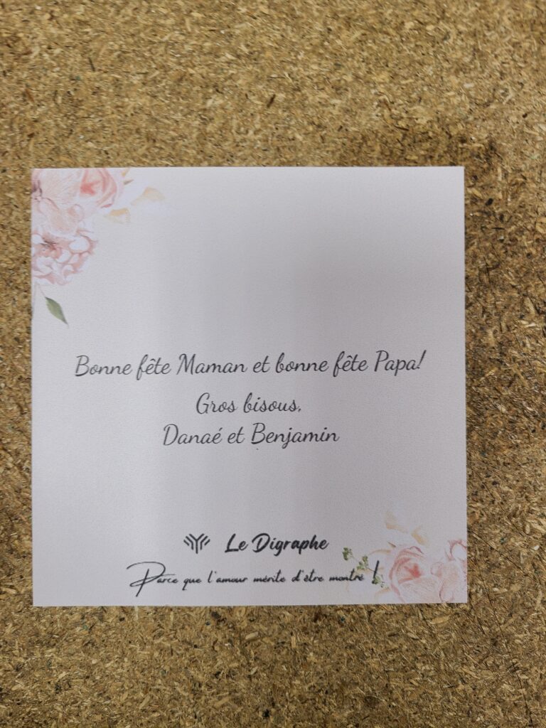 digraphe - Un digraphe pour la fête des mères !