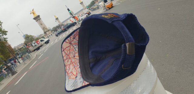 Kiplay Vintage - Casquette velours Marine