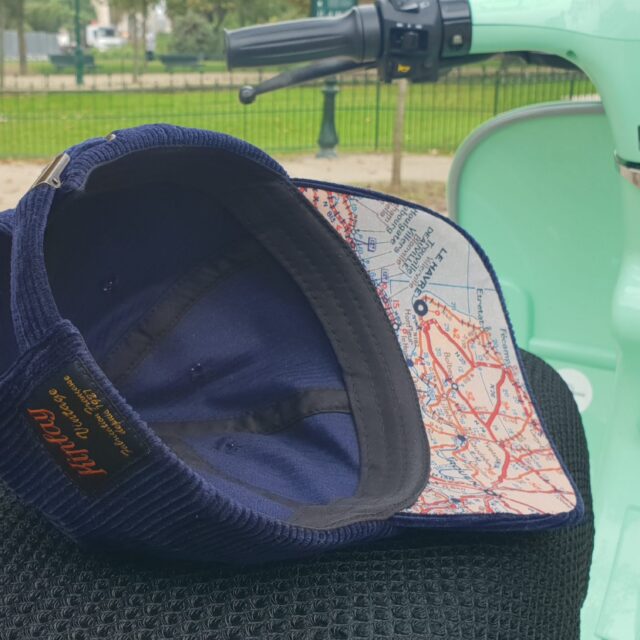 Kiplay Vintage - Casquette velours Marine