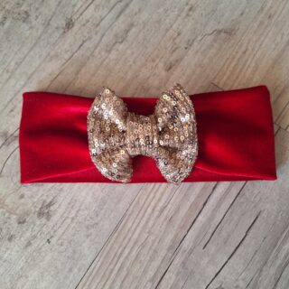 EDITION LIMITÉE Bandeau rouge, or, argent nœud, buns ou simple en velour ou à sequin extensible 5 couleurs par la marque La Fabrique À DeDeuh La Fabrique À DeDeuh - EDITION LIMITÉE Bandeau rouge, or, argent nœud, buns ou simple en velour ou à sequin extensible 5 couleurs