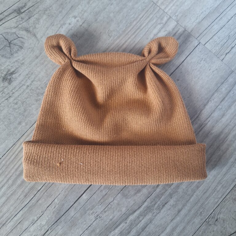 La Fabrique A DeDeuh - Bonnet ourson en tissu maille 100% coton - Oeko-Tex