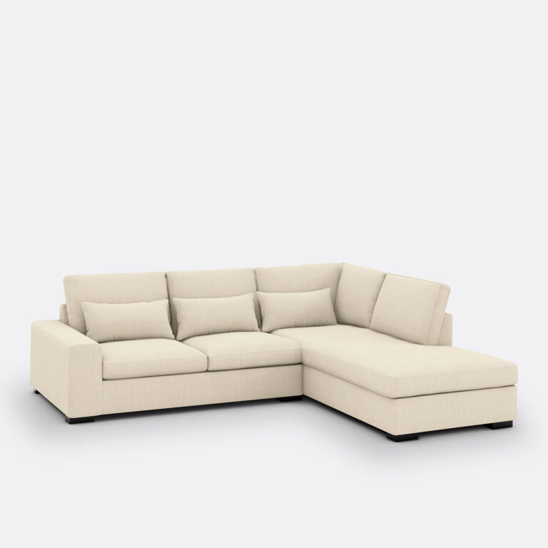 LA REDOUTE INTERIEURS - Canapé Angle-lit Coton/lin Comfort Bultex® Odessa