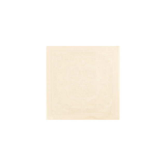 GARNIER THIEBAUT - 4 serviettes de table Beauregard Garnier Thiebaut Ivoire
