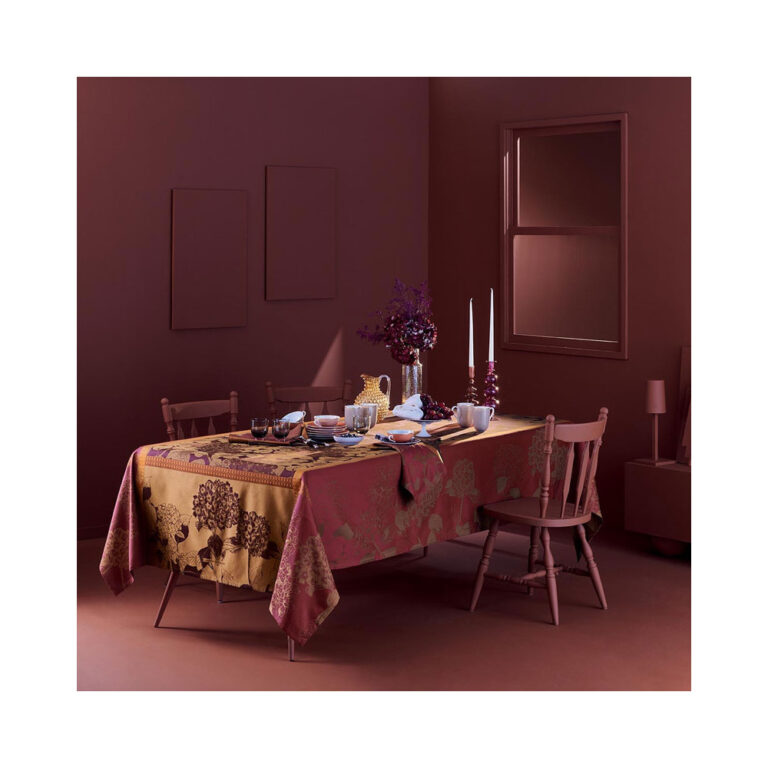 GARNIER THIEBAUT - 4 serviettes de table Hortensias Garnier Thiebaut - 2 coloris