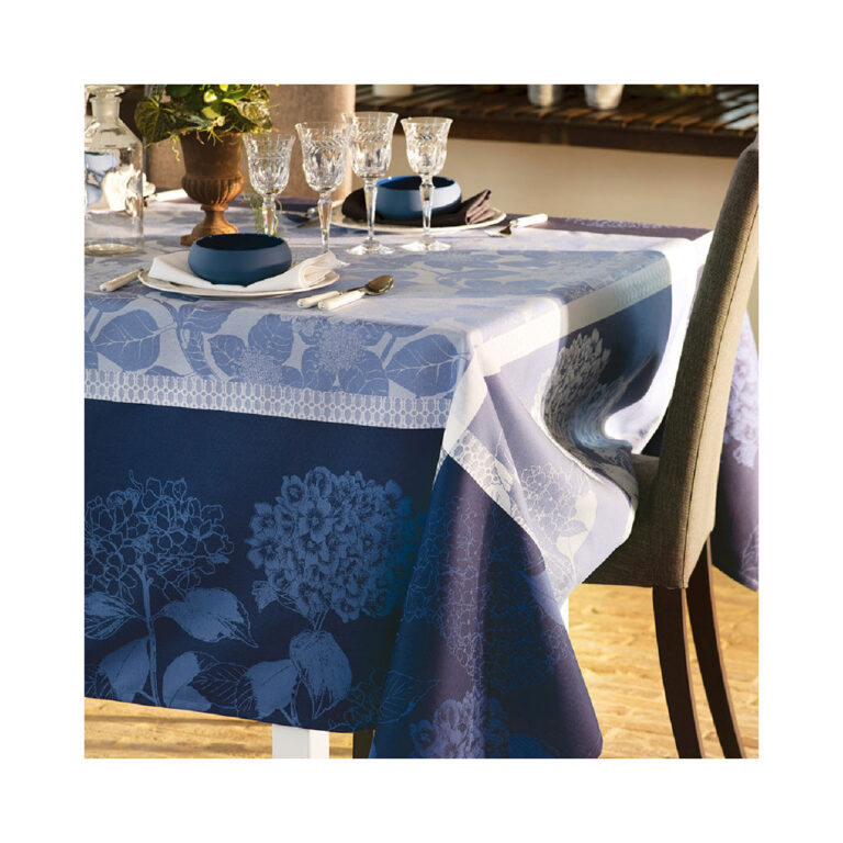 GARNIER THIEBAUT - 4 serviettes de table Hortensias Garnier Thiebaut - 2 coloris