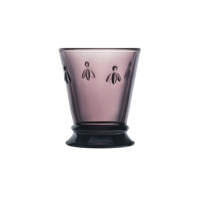 LA ROCHERE - 4 verres à eau Abeille LA ROCHERE set de 4 coloris assortis