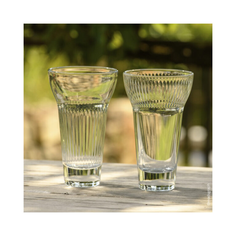 LA ROCHERE - 4 verres à pastis Calanques LA ROCHERE