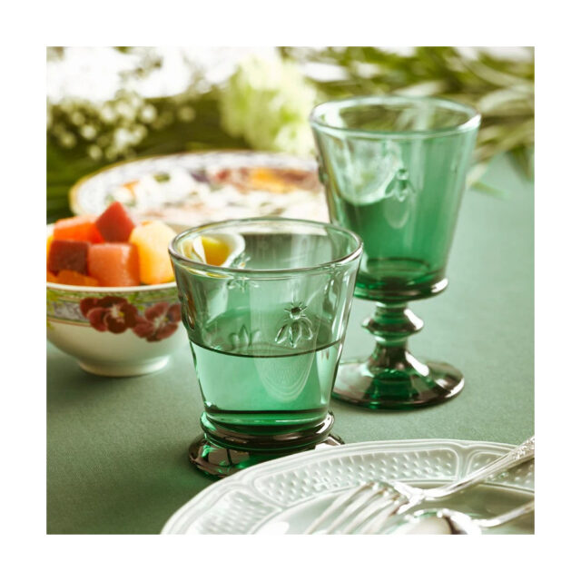 LA ROCHERE - 4 verres à vin Abeille LA ROCHERE set de 4 coloris assortis