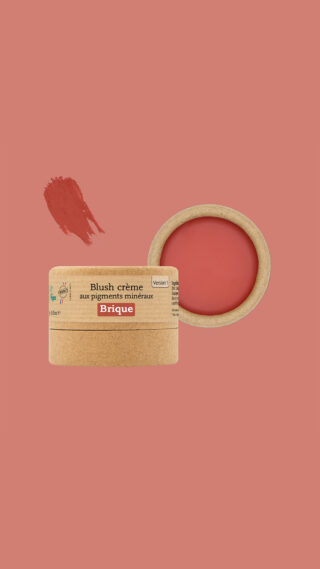 Comme Avant - Blush Crème Bio Rouge – Pigments Minéraux Naturels – Fabrication Française