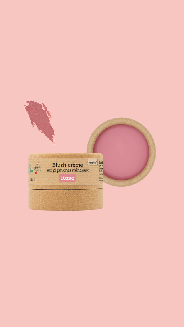 Comme Avant - Blush Crème Bio Rose – Pigments Minéraux Naturels – Fabrication Française