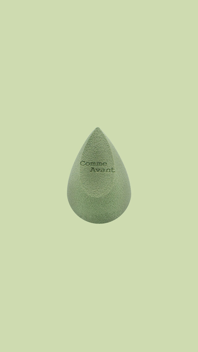 Comme Avant - Éponge de Maquillage Blender Fond de Teint – Biosourcée – Lavable et Durable – Sans Latex