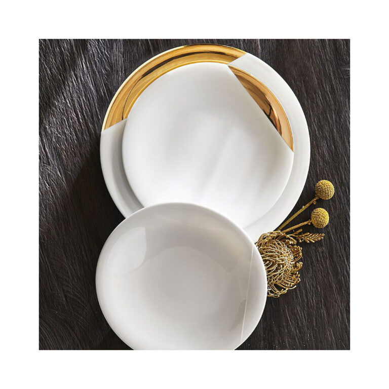Degrenne - 6 assiettes GUY DEGRENNE SD One Or - 2 tailles