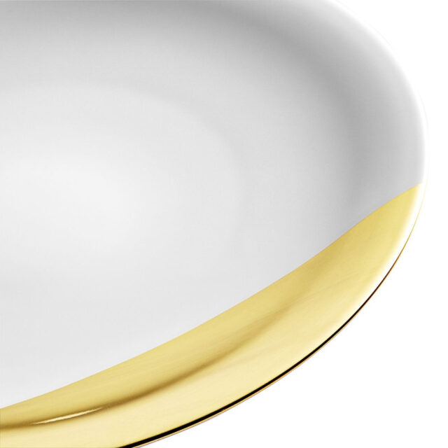 Degrenne - 6 assiettes Degrenne SD One Or - 2 tailles