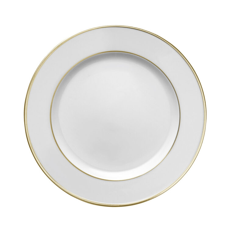 Degrenne - 6 assiettes Galon platine or GUY DEGRENNE - 4 tailles 2 coloris