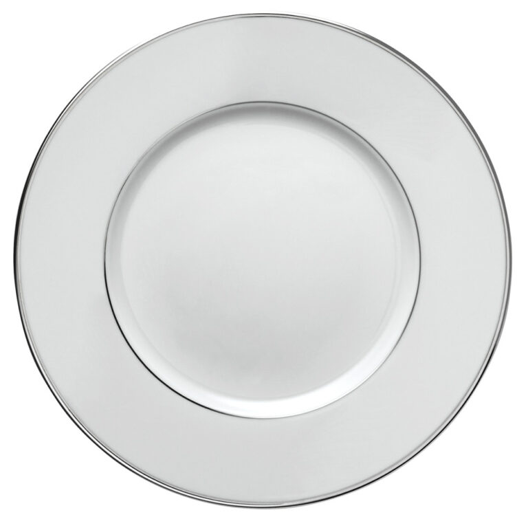 Degrenne - 6 assiettes Galon platine or GUY DEGRENNE - 4 tailles 2 coloris
