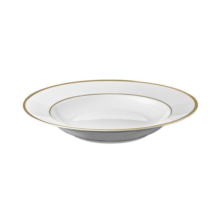 Degrenne - 6 assiettes Galon platine or GUY DEGRENNE - 4 tailles 2 coloris