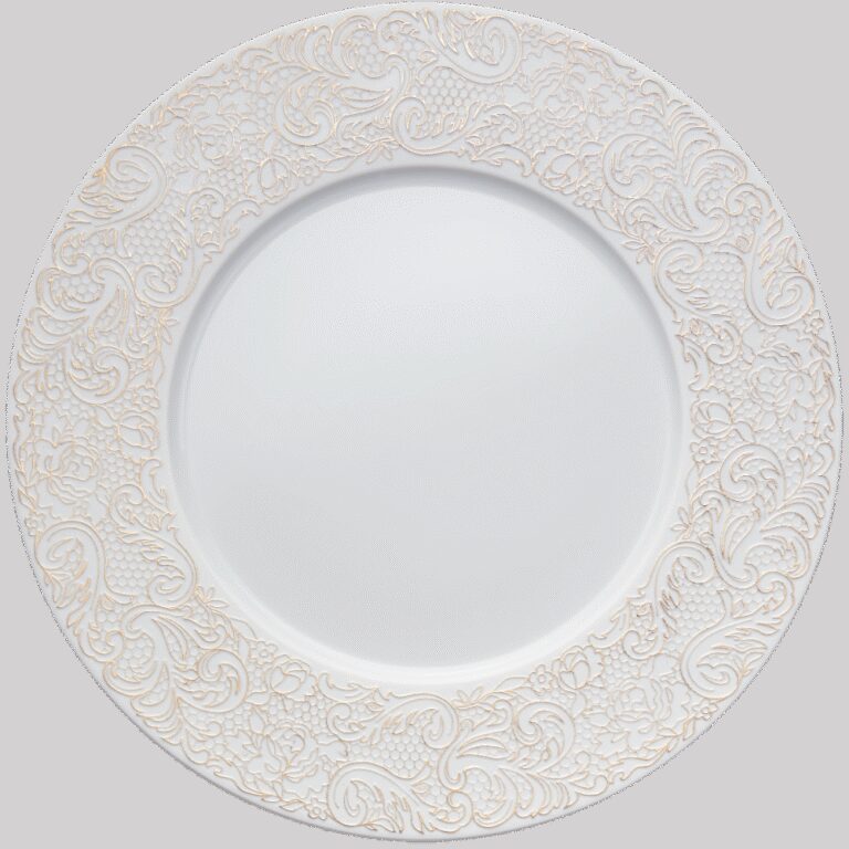 Degrenne - 6 Assiettes L Couture DEGRENNE or - 2 tailles