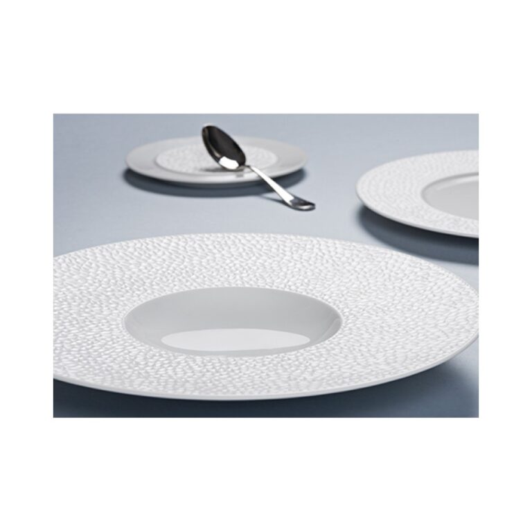 Degrenne - 6 assiettes GUY DEGRENNE L Fragments en porcelaine - 6 tailles