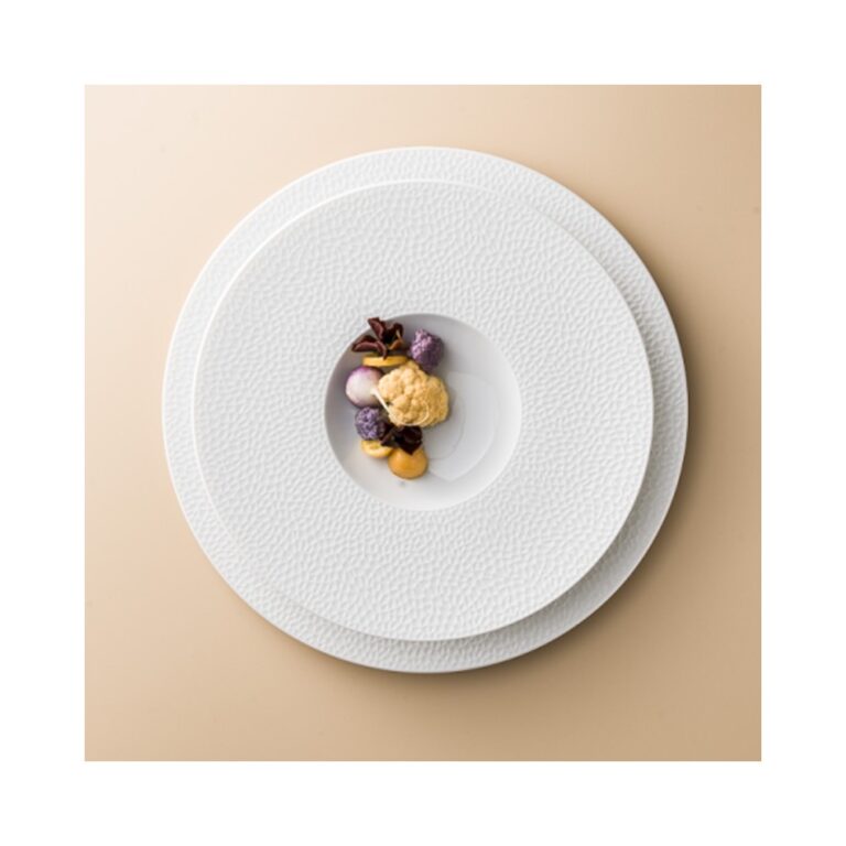 Degrenne - 6 assiettes GUY DEGRENNE L Fragments en porcelaine - 6 tailles