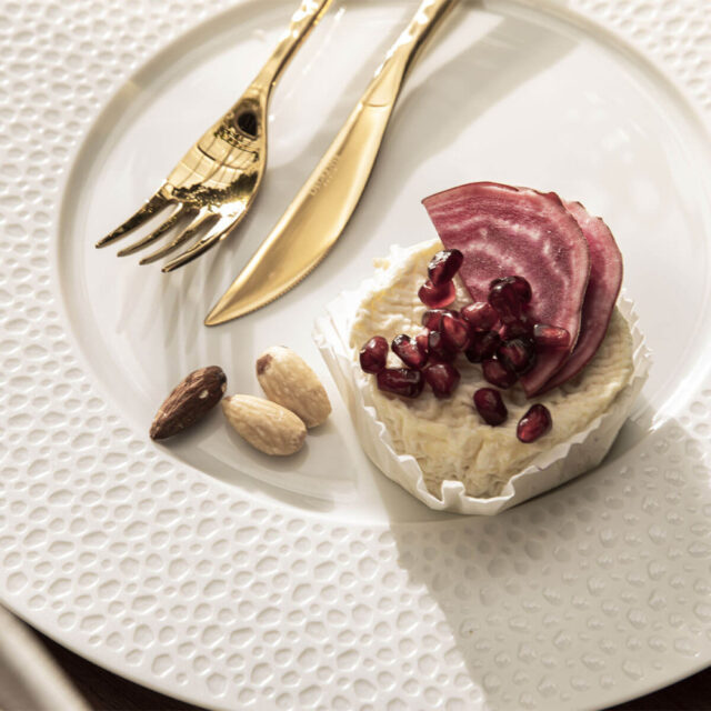 Degrenne - 6 Assiettes DEGRENNE Perles de rosée - 6 dimensions