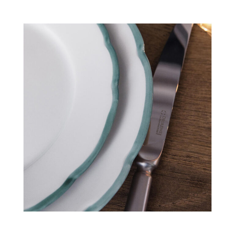 Degrenne - 6 Assiettes Réminiscence galon GUY DEGRENNE - 3 tailles