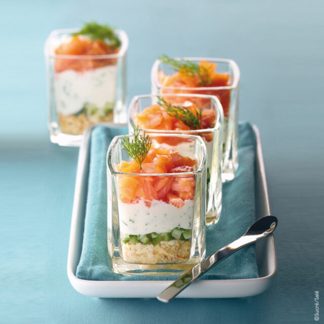 LA ROCHERE - 6 mises en bouche KUBE La Rochère - 2 tailles