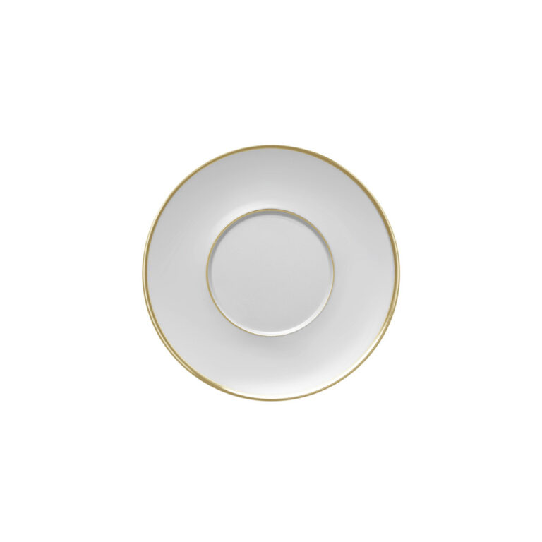 Degrenne - 6 tasses et soucoupes Galon platine or GUY DEGRENNE - 2 coloris