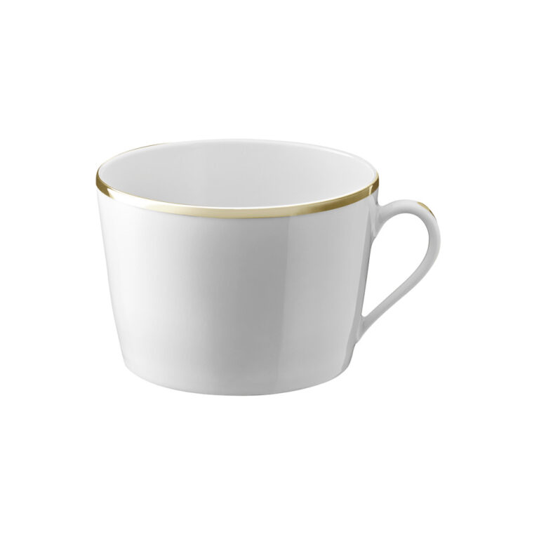Degrenne - 6 tasses et soucoupes Galon platine or GUY DEGRENNE - 2 coloris