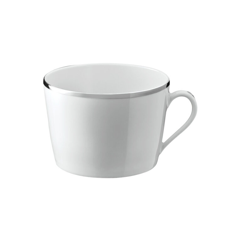 Degrenne - 6 tasses et soucoupes Galon platine or GUY DEGRENNE - 2 coloris