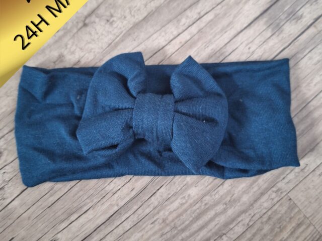 La Fabrique A DeDeuh - Bandeau 0.3 mois Nœud Jersey de coton Canard - En Stock - Expédiés sous 24H