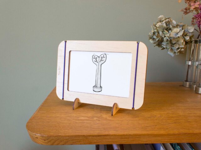 Reine Mère - Cadre à poser - Lucarne - Lucarne Bleue