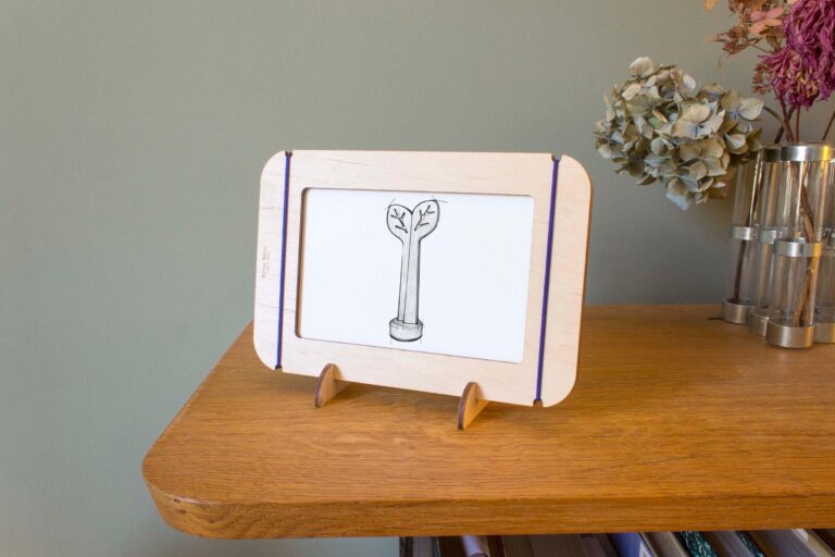 Reine Mère - Cadre à poser - Lucarne - Lucarne Bleue