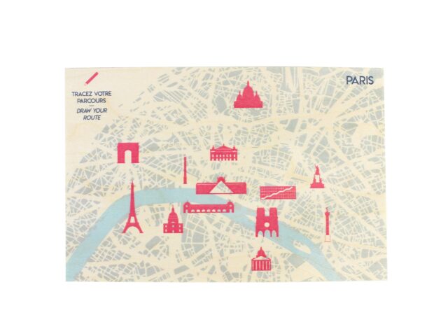 Reine Mère - Carte postale - Itinéraire rose