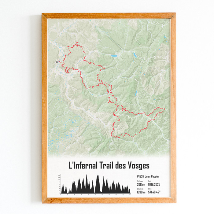 Affiche Infernal Trail des Vosges IT200 The Post Trace - L'Infernal Trail des Vosges