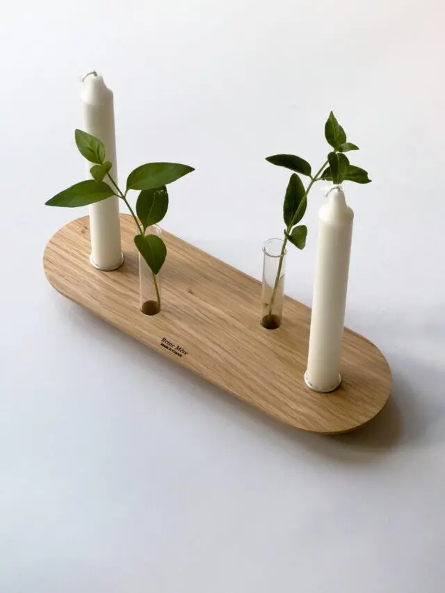 Reine Mère - Archipel – Bougeoirs en chêne – Archipel L