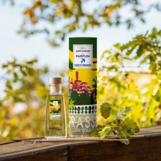 Couleur safran coffret diffuseur parfum fleur doranger Couleur Safran - coffret diffuseur de parfum