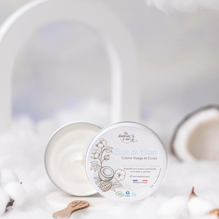 Un Battement d'aile - Crème Visage & Corps Bulle de Coton