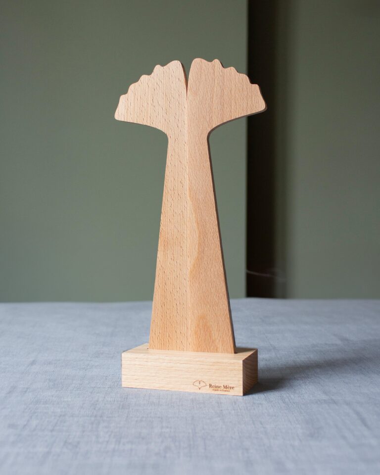 Reine Mère - Ginkgo - Couverts à salade en hêtre