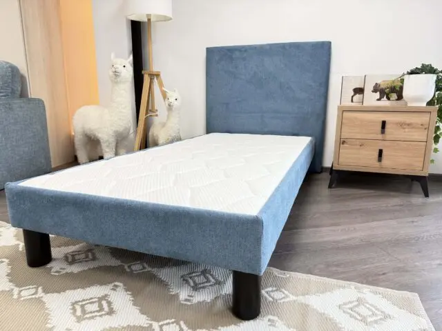 NATUR’LATT LITERIE - Ensemble Sommier & Tête de lit pour Enfants – Made in France
