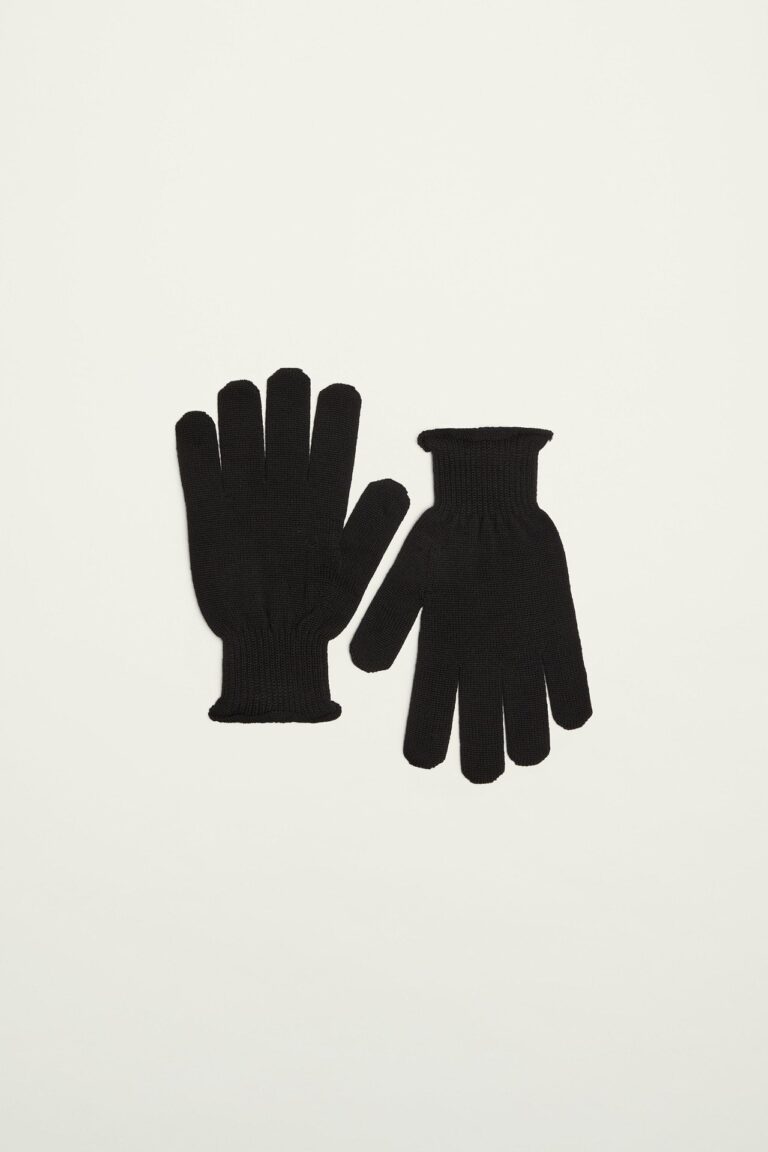 Nitto Knitwear - Gants Missak - Noir