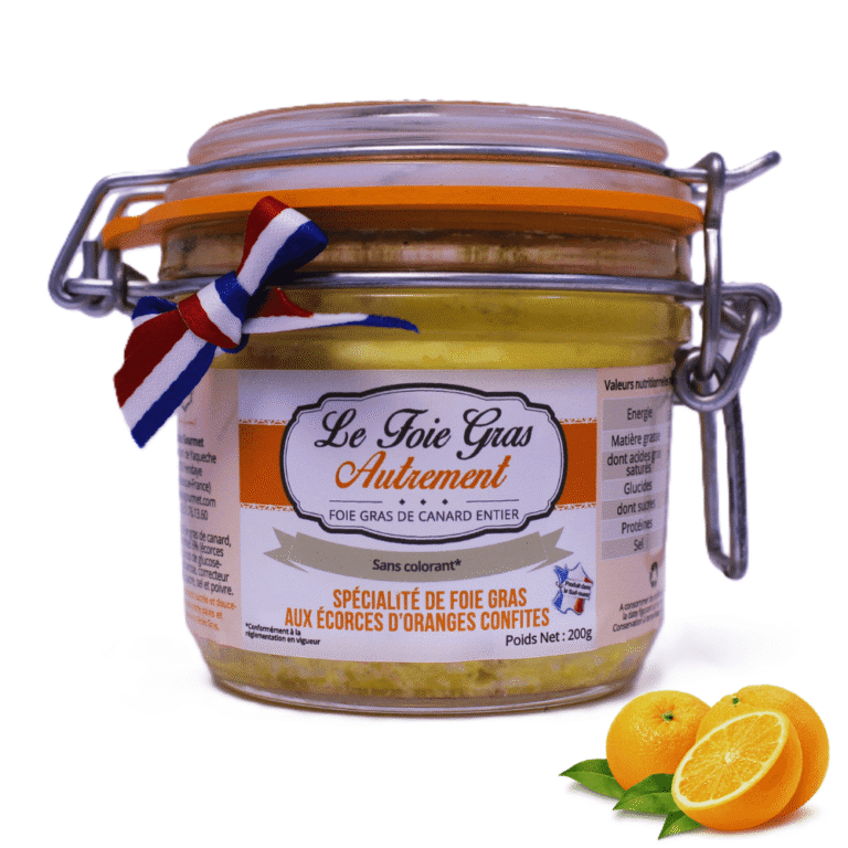 Relais Gourmet - Foie Gras Entier aux Écorces d'Oranges Confites 80g