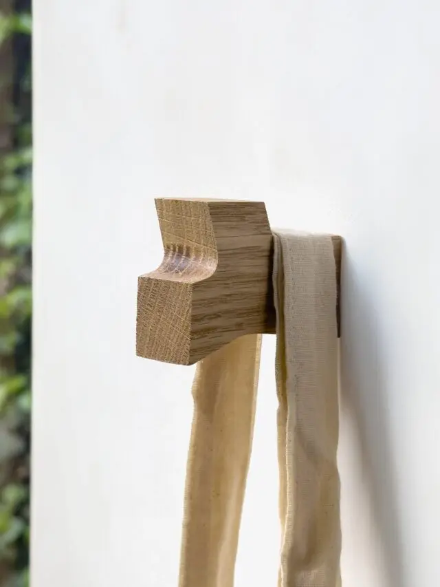 Reine Mère - Racine – Patère et butée de porte en chêne