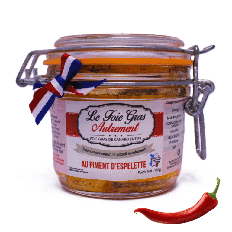 Relais Gourmet - Relais Gourmet - Foie Gras Entier 180g 100% Sud Ouest sans Colorant sans Additif et sans Conservateur Au Piment d´Espelette