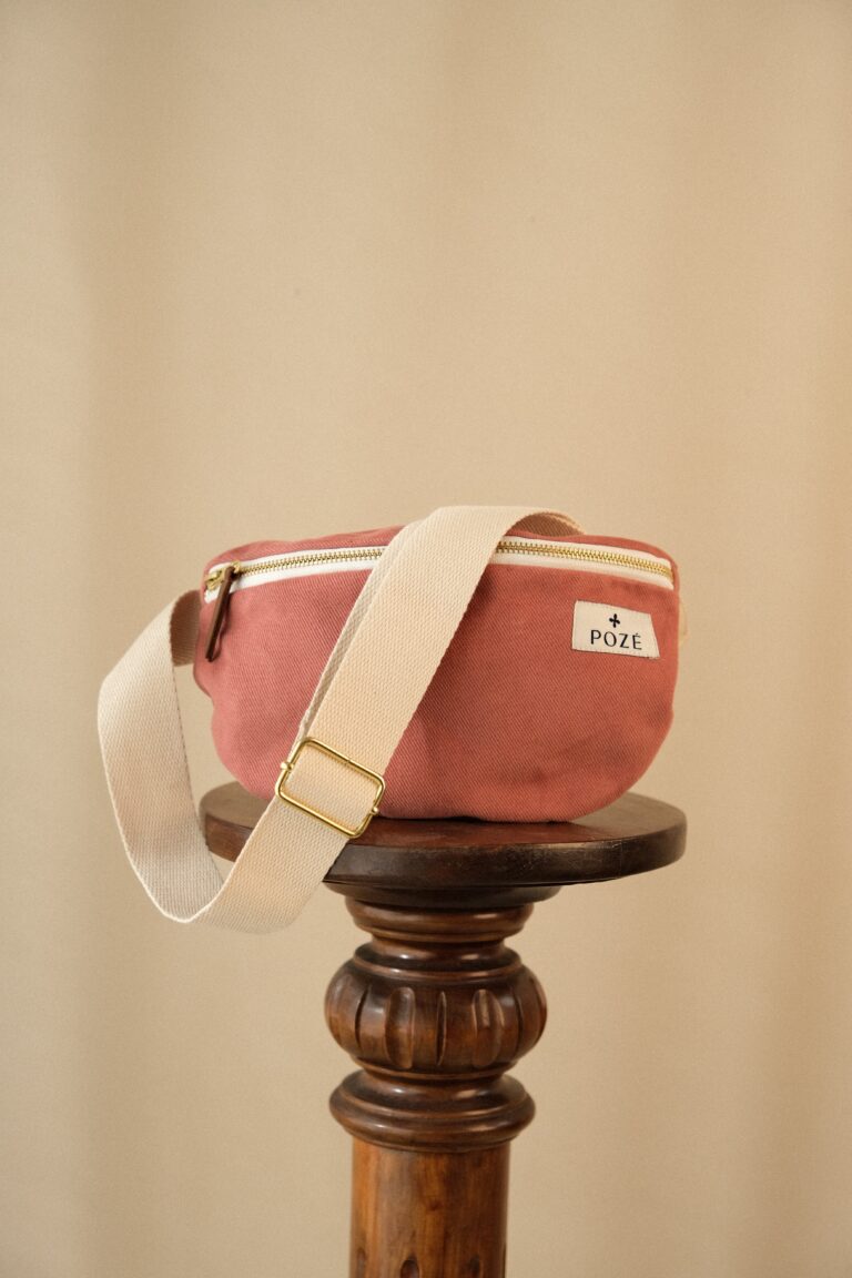 POZÉ - Sac banane - Petit format - Rose boisé