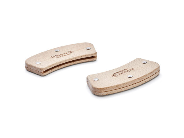 DE BUYER - Anses amovibles x2 Loqy De Buyer - bois de hêtre