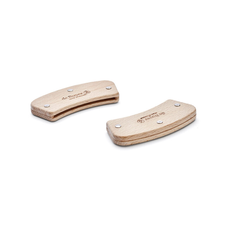 DE BUYER - Anses amovibles x2 Loqy De Buyer - bois de hêtre