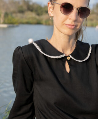 April et C - Robe Justine  Noire