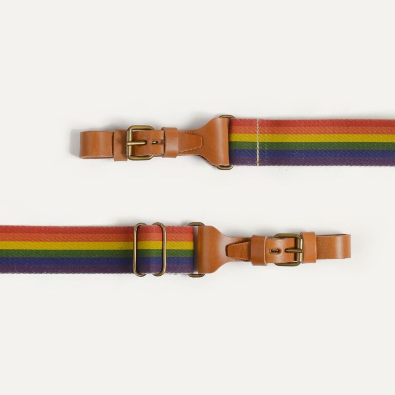 Bleu De Chauffe - Bandoulière STRIPE Musette - Rainbow