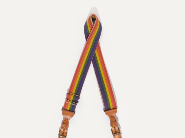 Bleu De Chauffe - Bandoulière STRIPE Musette - Rainbow