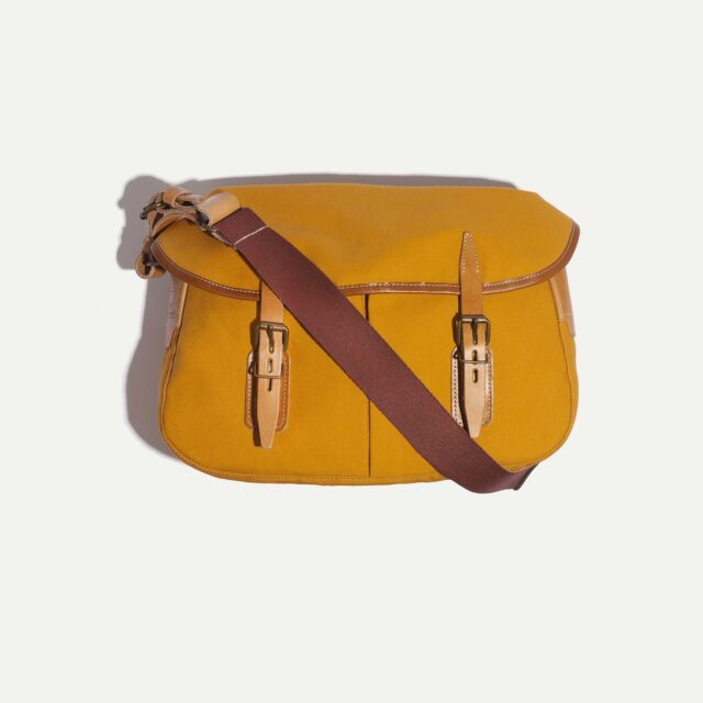 Bleu De Chauffe - Bandoulière STRIPE Musette - Rouge Cardinal